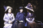 Actresses (L-2L) Justine Johnston (who left the production prior to opening) and Liv Ullmann in a scene from the Broadway musical "I Remember Mama." (New York)