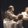 Actors (L-2R) Kristen Vigard, John Nevitt (who left the production prior to opening), George Hearn, Liv Ullmann and Tara Kennedy in a scene from the Broadway musical "I Remember Mama." (New York)