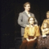 Actors (L-R) George Hearn, Liv Ullman, Tara Kennedy (front), Kristen Vigard, John Nevitt (who left the production prior to opening) and Carrie Horner in a scene from the Broadway musical "I Remember Mama." (New York)