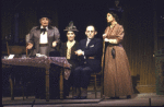 Actors (L-R) Dolores Wilson, Elizabeth Hubbard, Armin Shimerman and Betty Ann Grove in a scene from the Broadway musical "I Remember Mama." (New York)