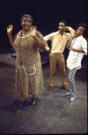 Actors (L-R) Virginia Capers, Joe Morton & Ernestine Jackson in a scene fr. the Broadway musical "Raisin." (New York)