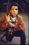 Actor Ralph Carter in a scene fr. the Broadway musical "Raisin." (New York)