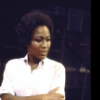 Actress Ernestine Jackson in a scene fr. the Broadway musical "Raisin." (New York)