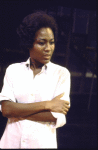 Actress Ernestine Jackson in a scene fr. the Broadway musical "Raisin." (New York)
