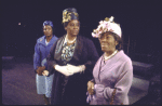 Actresses (L-R) Ernestine Jackson, Virginia Capers & Helen Martin in a sceene fr. the Broadway musical "Raisin." (New York)