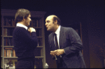 Actors (L-R) Tom Courtenay and Michael Lombard in a scene from the Broadway play "Otherwise Engaged." (New York)