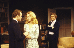 Actors (L-R) John Horton, Caroline Lagerfelt and Tom Courtenay in a scene from the Broadway play "Otherwise Engaged." (New York)