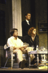 Actors (L-R) Christopher Reeve, Jeff Daniels & Swoosie Kurtz in a scene fr. the Broadway play "Fifth of July." (New York)