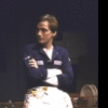 Actor R. J. Bonds in a scene from the New York Shakespeare Festival's production of the play "Ice Bridge." (New York)