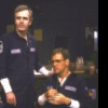 Actors (L-R) James Handy and Ray Robertson in a scene from the New York Shakespeare Festival's production of the play "Ice Bridge." (New York)