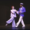 Actors Millicent Martin & Lee Roy Reams in a scene fr. the replacement cast of the Broadway musical "42nd Street." (New York)