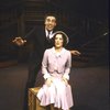 Actors Karen Ziemba & Jerry Orbach in a scene fr. the replacement cast of the Broadway musical "42nd Street." (New York)
