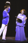 Actors Dolores Gray & Jim Walton in a scene fr. the National tour of the Broadway musical "42nd Street."