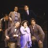 Actors (Top L-R) Igors Gavon, Jim Walton & Barry Nelson; (Seated L-R) Don Potter, Clare Leach & Barry Preston in a scene fr. the National tour of the Broadway musical "42nd Street."