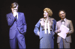 Actors (L-R) Barry Nelson, Bibi Osterwald & Don Potter in a scene fr. the National tour of the Broadway musical "42nd Street."