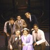 Actor Jim Walton (C) w. cast in a scene fr. the replacement cast of the National tour of the Broadway musical "42nd Street." (Boston)