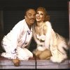 Actors Rose Scudder & Matthew Tobin in a scene fr. the Los Angeles company of the Broadway musical "42nd Street." (Los Angeles)