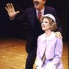 Actors Jeanna Schweppe & Jamie Ross in a scene fr. the revival tour of the Broadway musical "42nd Street." (Charlotte)