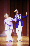 Actors Gretchen Wyler & Ian Knauer in a scene fr. the revival tour of the Broadway musical "42nd Street." (Charlotte)