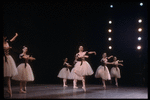 New York City Ballet production of "Scotch Symphony" with Garielle Whittle center, choreography by George Balanchine (New York)