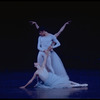 New York City Ballet production of "Serenade" with Kay Mazzo (on floor), Jean-Pierre Bonnefous and Karin von Aroldingen, choreography by George Balanchine (New York)