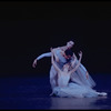 New York City Ballet production of "Serenade" with Kay Mazzo (on floor), Jean-Pierre Bonnefous and Karin von Aroldingen, choreography by George Balanchine (New York)