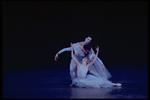 New York City Ballet production of "Serenade" with Kay Mazzo (on floor), Jean-Pierre Bonnefous and Karin von Aroldingen, choreography by George Balanchine (New York)