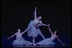 New York City Ballet production of "Serenade" with Susan Hendl at center, choreography by George Balanchine (New York)