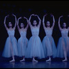 Teena McConnell, Gail Crisa, Karin von Aroldingen, Christine Redpath, and Bonita Borne in the New York City Ballet production of Balanchine's "Serenade"