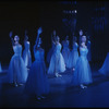 New York City Ballet production of "Serenade" with Delia Peters center, choreography by George Balanchine (New York)