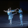 New York City Ballet production of "Tchaikovsky Concerto No. 2" (originally and later called "Ballet Imperial") with Kyra Nichols, Joseph Duell and Francis Sackett, choreography by George Balanchine (New York)