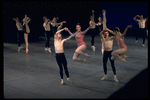 New York City Ballet production of "Symphony in Three Movements" with Colleen Neary and Bart Cook, Wilhelmina Frankfurt and Victor Castelli, choreography by George Balanchine (New York)
