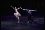 New York City Ballet production of "Who Cares?" with Patricia McBride and Jacques d'Amboise, choreography by George Balanchine (New York)