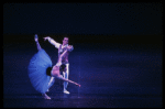 New York City Ballet production of "Le Baiser de la Fee" with Patricia McBride and Helgi Tomasson (his last performance with NYCB), choreography by George Balanchine (New York)