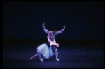 New York City Ballet production of "Le Baiser de la Fee" with Patricia McBride and Helgi Tomasson (his last performance with NYCB), choreography by George Balanchine (New York)