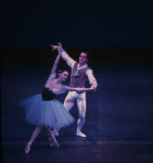 New York City Ballet production of "Le Baiser de la Fee" with Patricia McBride and Helgi Tomasson (his last performance with NYCB), choreography by George Balanchine (New York)