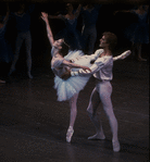 New York City Ballet production of "Ballet d'Isoline" with Suzanne Farrell and Peter Martins, choreography by Helgi Tomasson (New York)