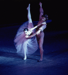 New York City Ballet production of "Ballade" with Merrill Ashley and Ib Andersen, choreography by George Balanchine (New York)