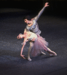 New York City Ballet production of "Brahms-Schoenberg Quartet" with Heather Watts and Christopher d'Amboise, choreography by George Balanchine (New York)