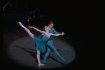 New York City Ballet production of "Brahms/Handel" with Maria Calegari and Bart Cook, choreography by Jerome Robbins and Twyla Tharp (New York)