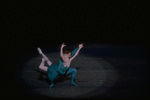 New York City Ballet production of "Brahms/Handel" with Maria Calegari and Bart Cook, choreography by Jerome Robbins and Twyla Tharp (New York)