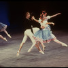 New York City Ballet production of "Bournonville Divertissements" with Lourdes Lopez and Peter Frame, choreography by George Balanchine (New York)