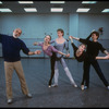 New York City Ballet production of "Eight Lines" with Jerome Robbins rehearsing with Sean Lavery and Maria Calegari, Kyra Nichols and Ib Andersen, choreography by Jerome Robbins (New York)