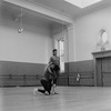 New York City Ballet rehearsal of "Agon" with Diana Adams and Arthur Mitchell, choreography by George Balanchine (New York)