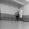 New York City Ballet rehearsal of "Agon" with Diana Adams and Arthur Mitchell, choreography by George Balanchine (New York)