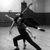 Choreographer George Balanchine in rehearsal with dancer Maria Tallchief for New York City Ballet production of "Gounod Symphony" (New York)
