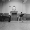 Rehearsal of New York City Ballet production of "Apollo" with George Balanchine and Jacques d'Amboise, choreography by George Balanchine (New York)