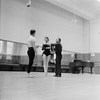 Rehearsal of New York City Ballet production of "Divertimento No. 15" with George Balanchine, Herbert Bliss and Melissa Hayden, choreography by George Balanchine (New York)