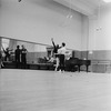 Rehearsal of New York City Ballet production of "Divertimento No. 15" with George Balanchine, Herbert Bliss and Melissa Hayden, choreography by George Balanchine (New York)