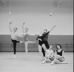 New York City Ballet with dancers (L-R) Anthony Blum, Ruth Sobotka, Sara Letton, Edward Villella, Ann Boley and Janet Greschler (New York)